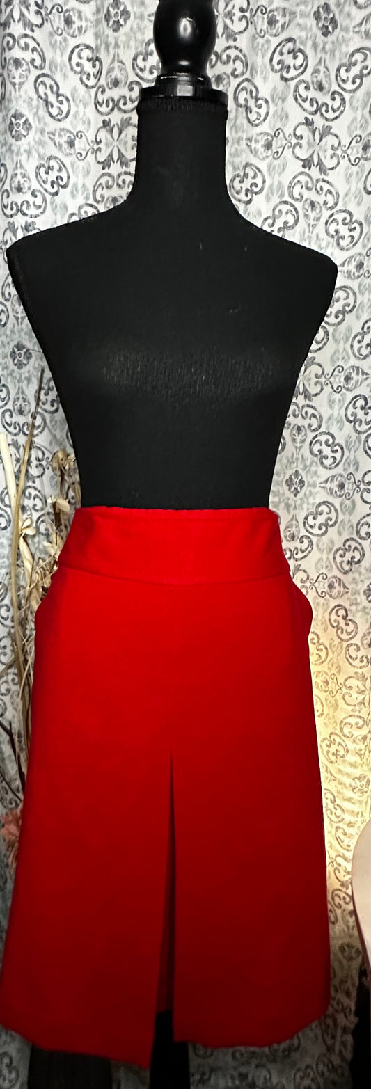 Size 16 red Worthington skirt