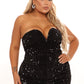 Size 3X NWT black Fashion Nova Sequin Party Jumpsuit