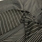 Size M grey and white striped shirt dress