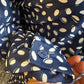 Approximately a size XL blue and white blouse 3/4 sleeve