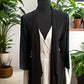 Size XL ivory top and 3/4 sleeve black open top/cardigan both fit like a large