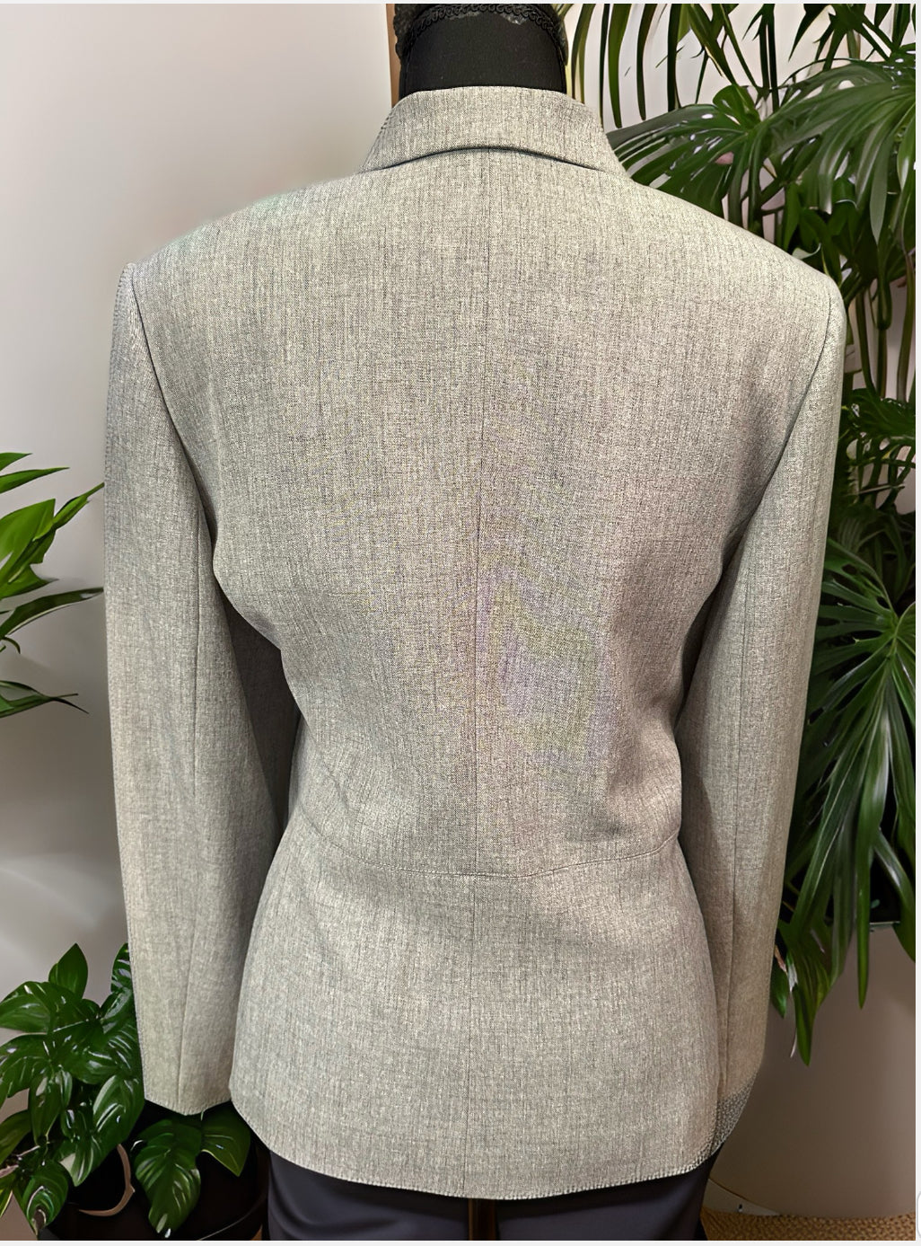 Size 14P Le Suit Petite gray blazer