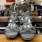 Size 11 Michael Kors silver with gold sparkles heels