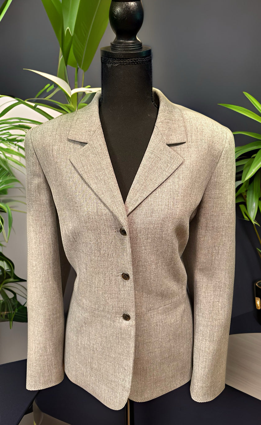 Size 14P Le Suit Petite gray blazer