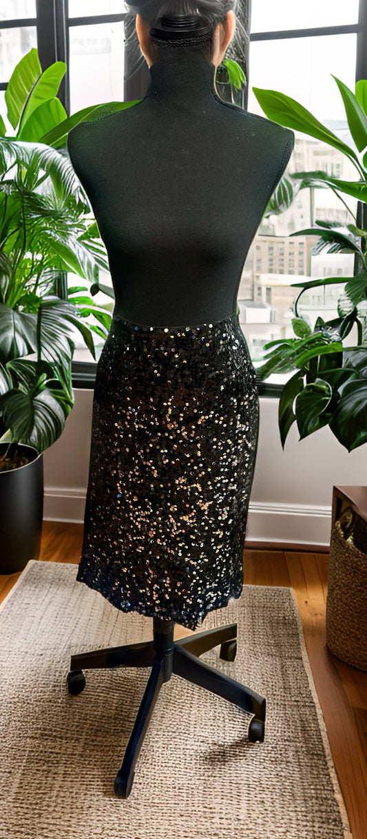 Size XL sequined skirt with stretch