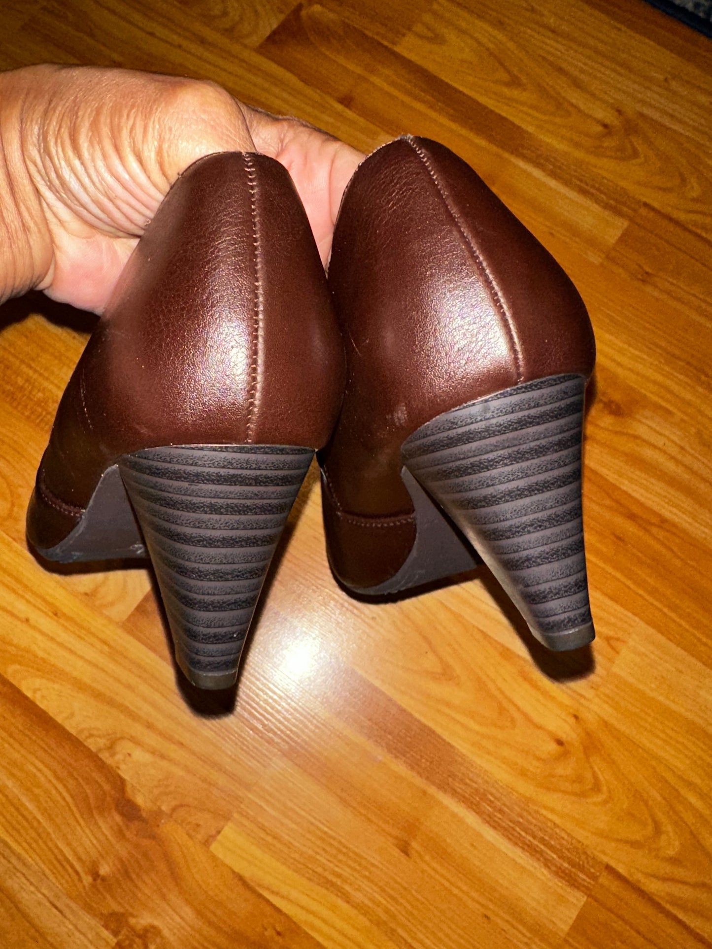 Size 9.5 brown Rialto booties