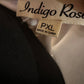 Size PXL Indigo Rose white boho style shirt dress