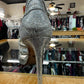 Size 11 Michael Kors silver with gold sparkles heels