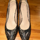 Size 11 Nine West snakeskin heels