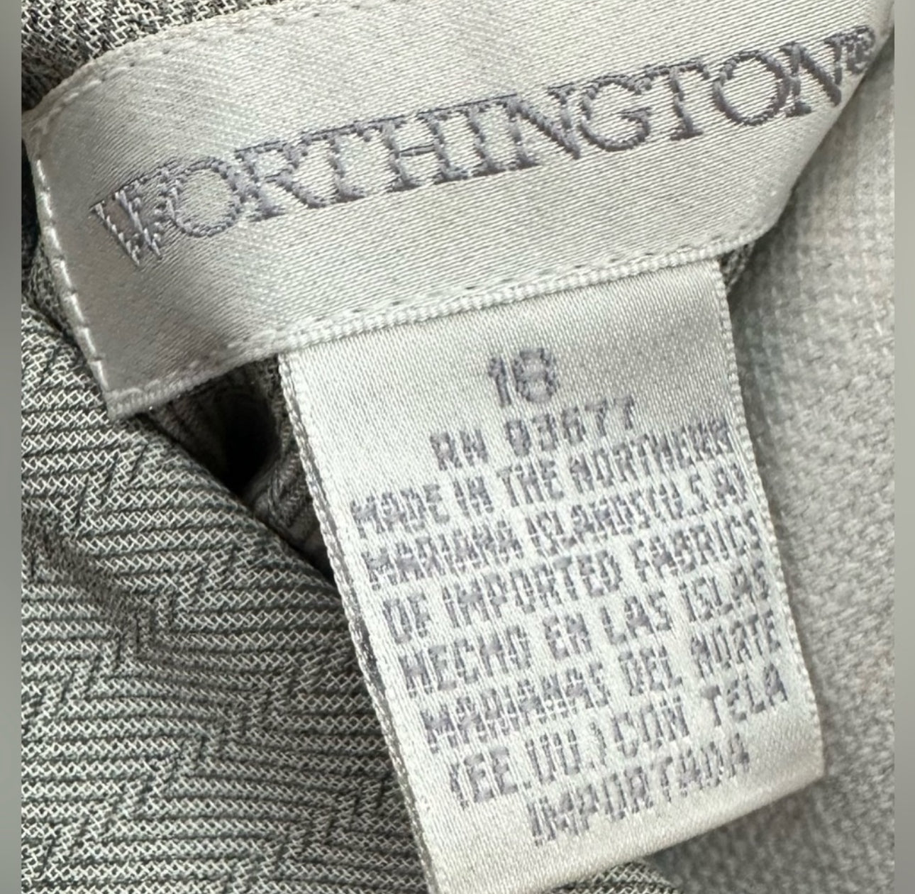 Worthington sz 16 gray blazer