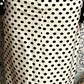 Size 0 NWT black and white polka dot skirt