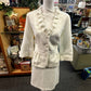 Size 14 off white skirt suit. Lightweight