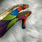 Size 9M  EY Boutique colorful heels