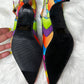 Size 9M  EY Boutique colorful heels