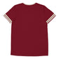 Vote Its My Black Job Burgundy and Cream All-Over Print Men's Athletic T-shirt