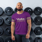 Purple and Gold - VOTE. All-Over Print Men's Athletic T-shirt