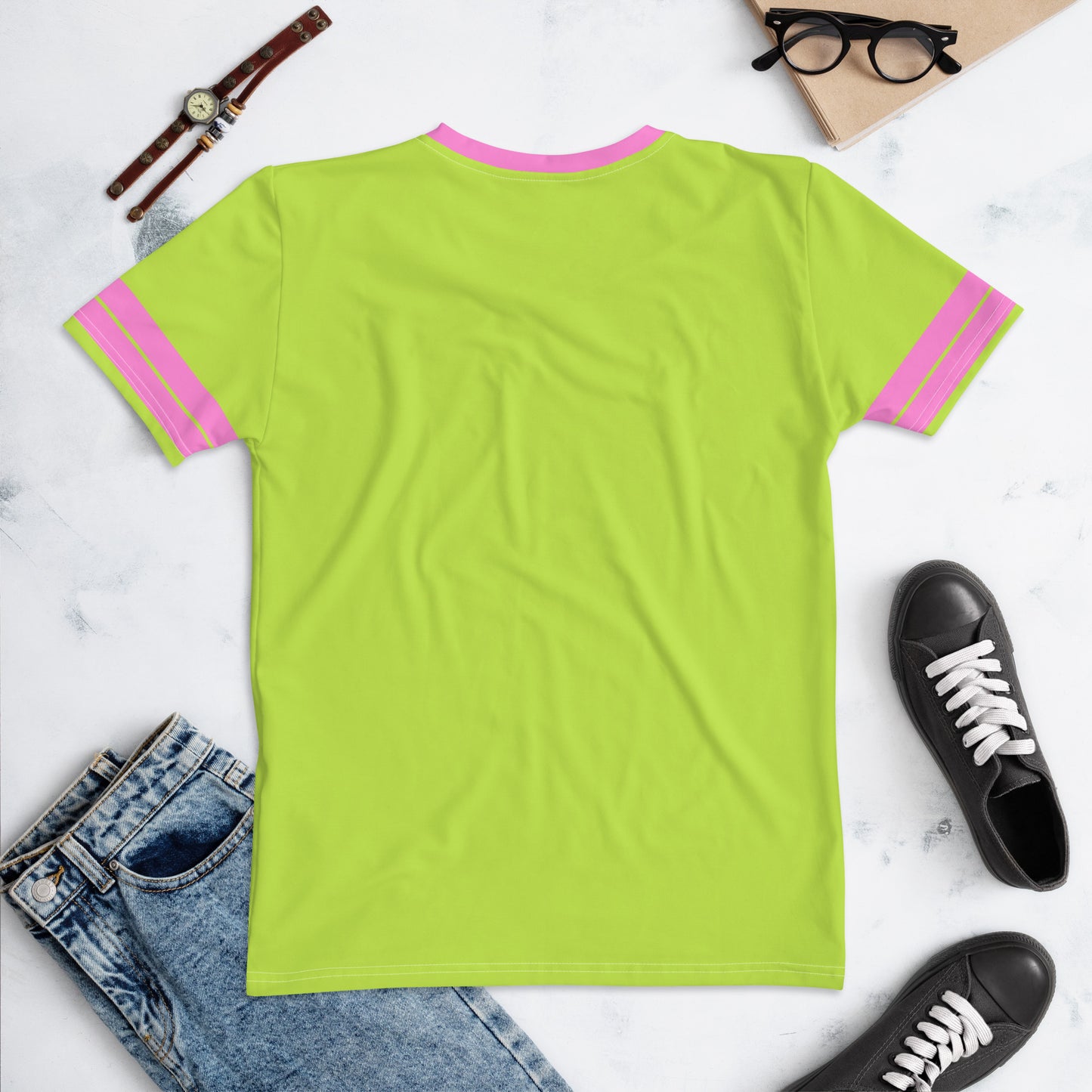 Vote - It's My Black Job Pink and Green Women's T-shirt