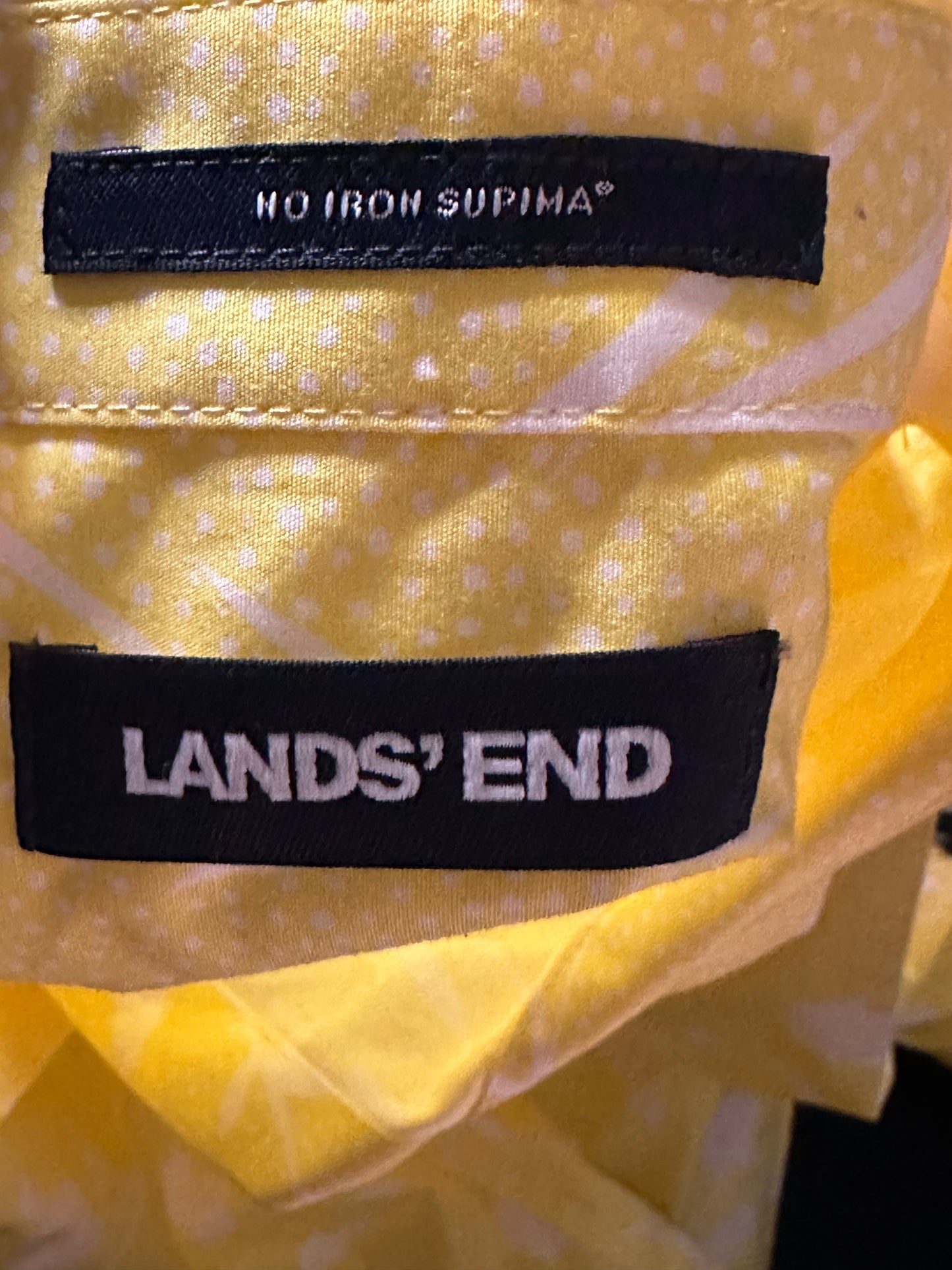 Size 3X Lands End no iron shirt