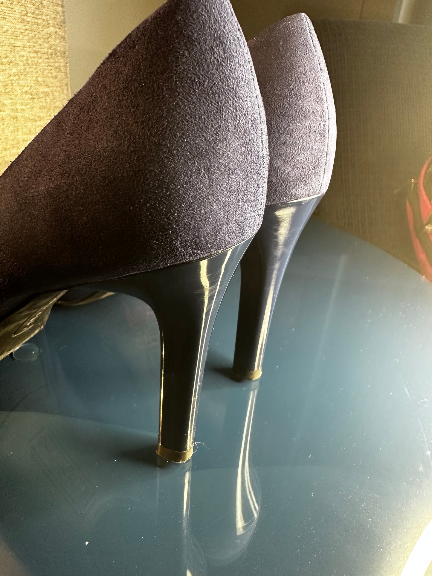 Size 6 Bandolino blue pumps