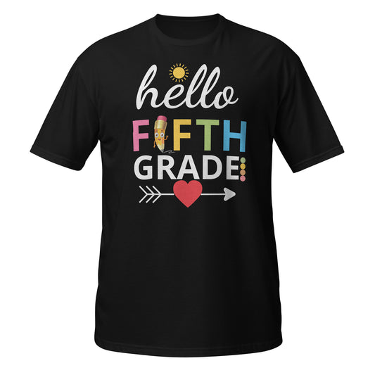 Hello 5th Grade Short-Sleeve Unisex T-Shirt