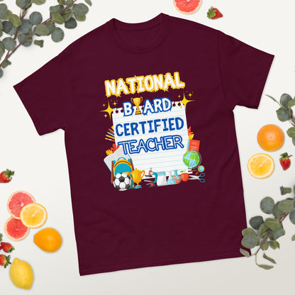 National Board Certified Teacher Unisex classic tee