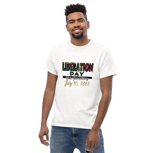 Size Small to 5XL Unisex Liberation Day classic tee