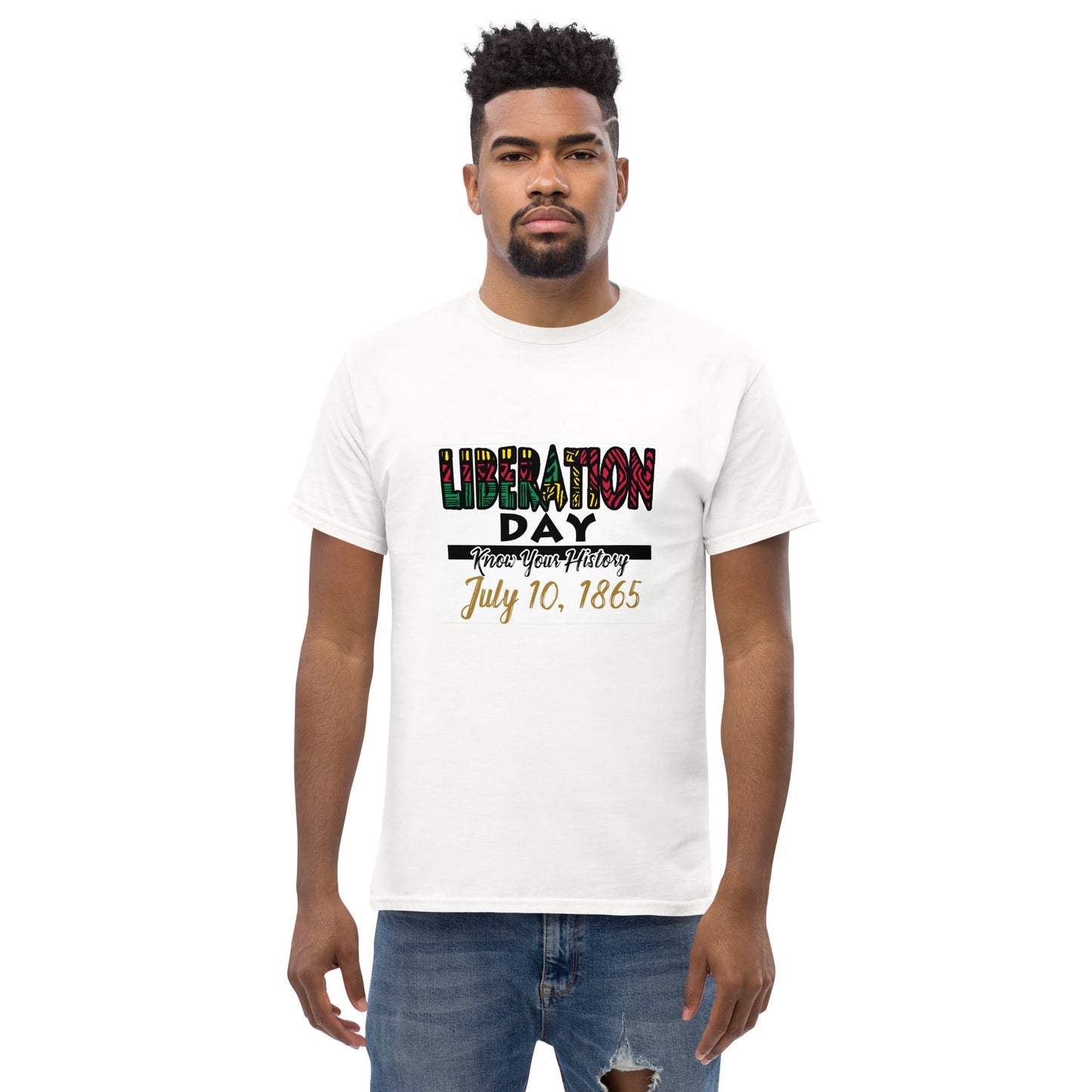 Size Small to 5XL Unisex Liberation Day classic tee