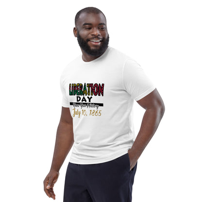 Size S to 5XL Liberation Day Unisex ORGANIC cotton t-shirt