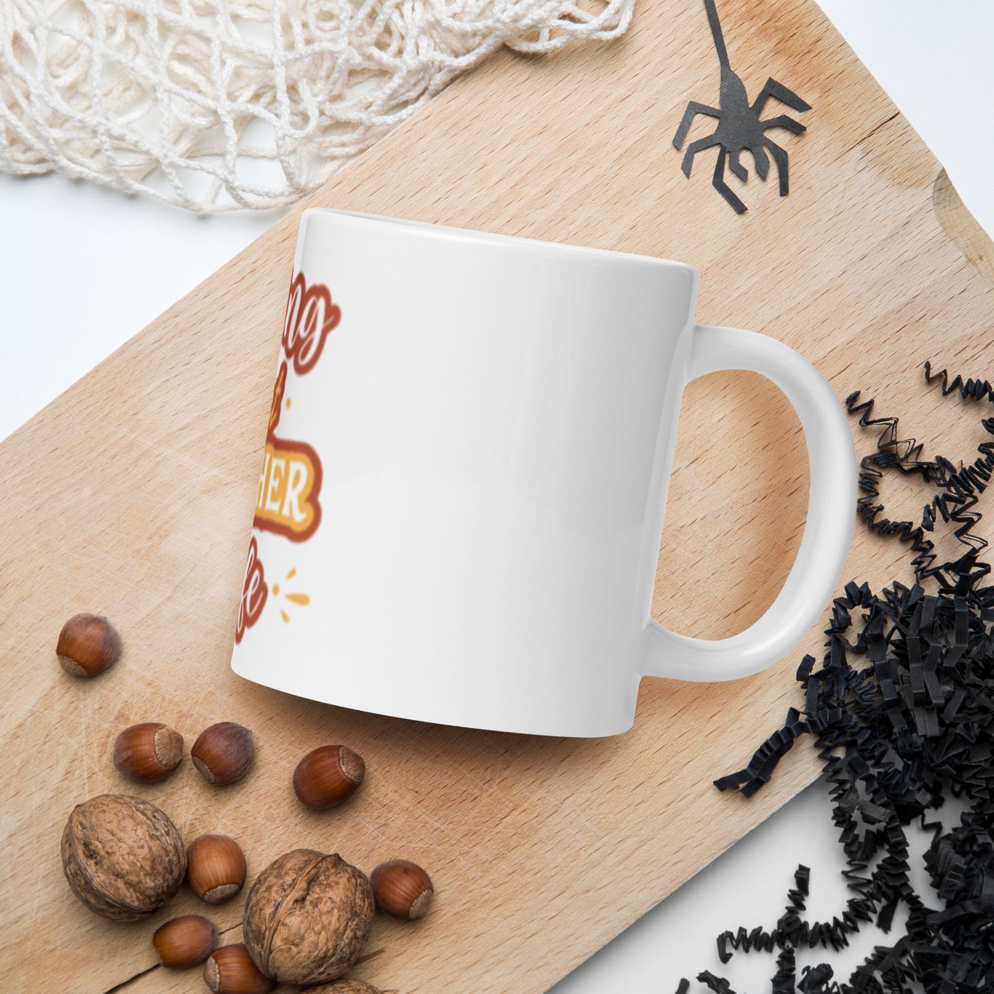 Teacher Life New White glossy mug