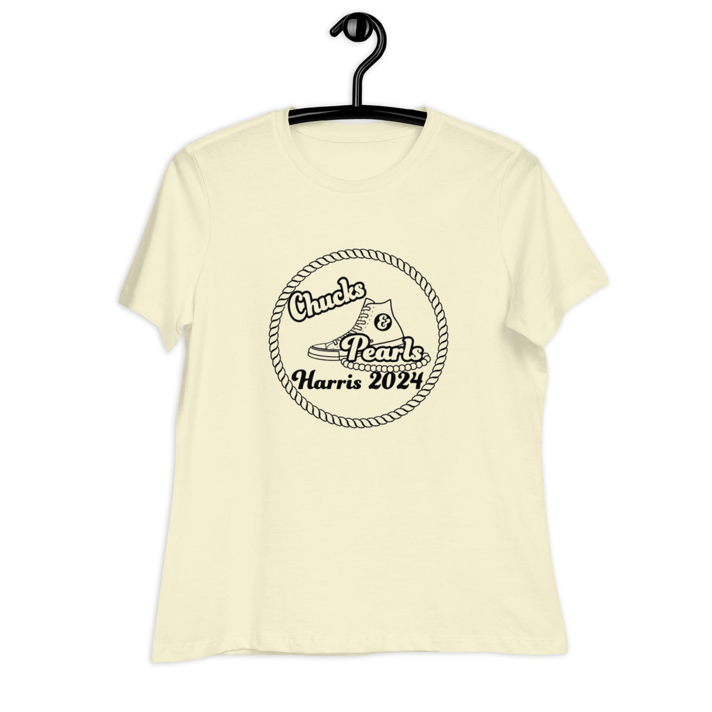 Chucks and Pearls Women's Relaxed T-Shirt