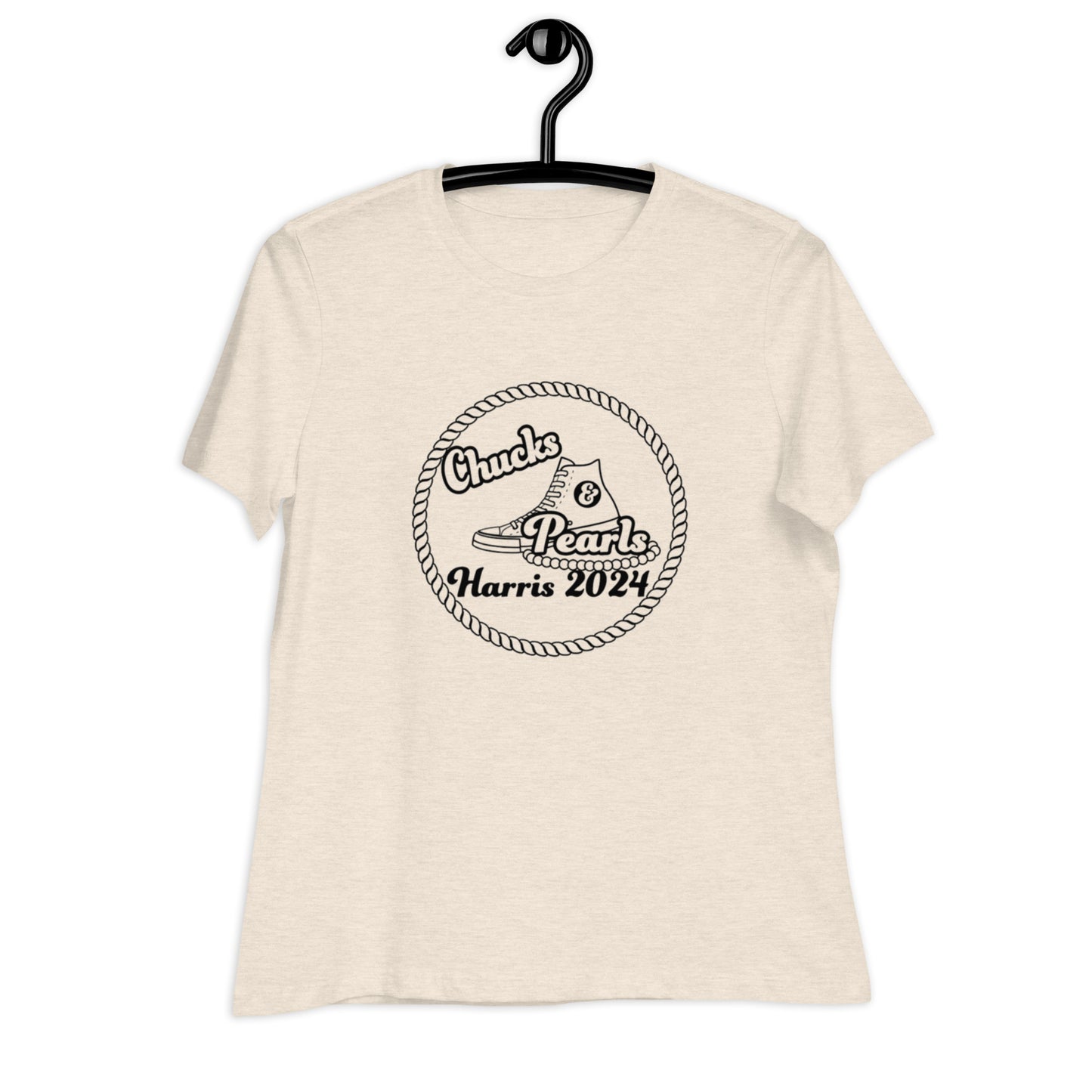 Chucks and Pearls Women's Relaxed T-Shirt