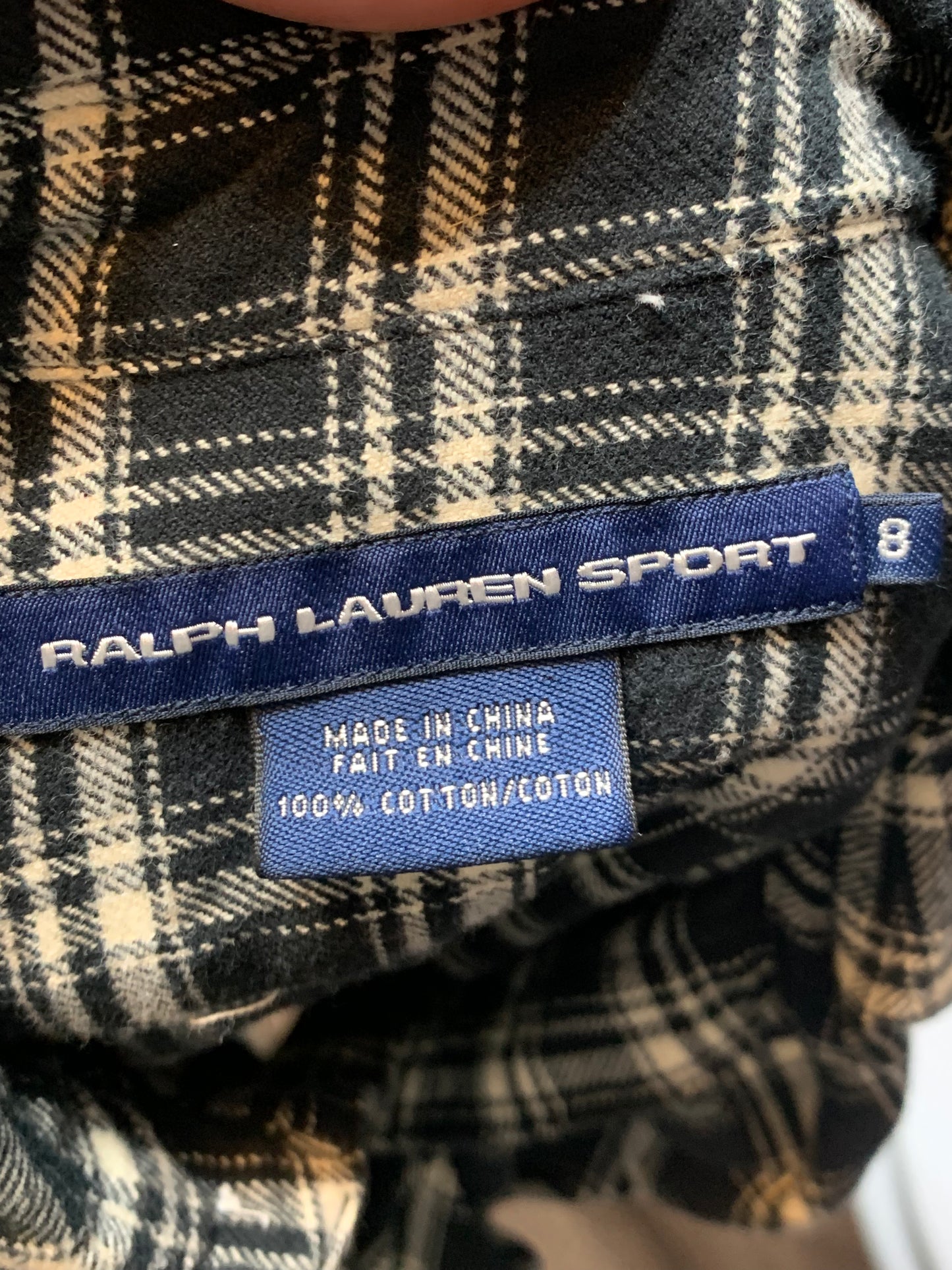 Size 8 Ralph Lauren Sport blouse