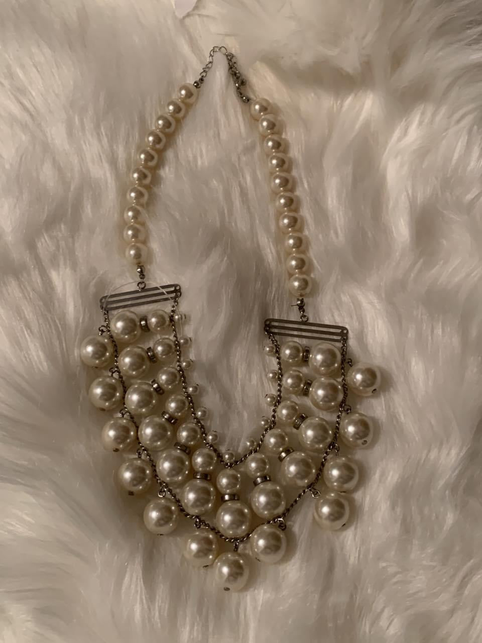 Faux Pearl necklace