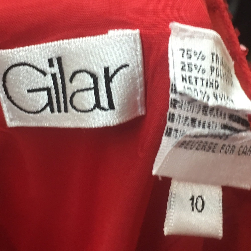 Gilar size 10 Red formal dress