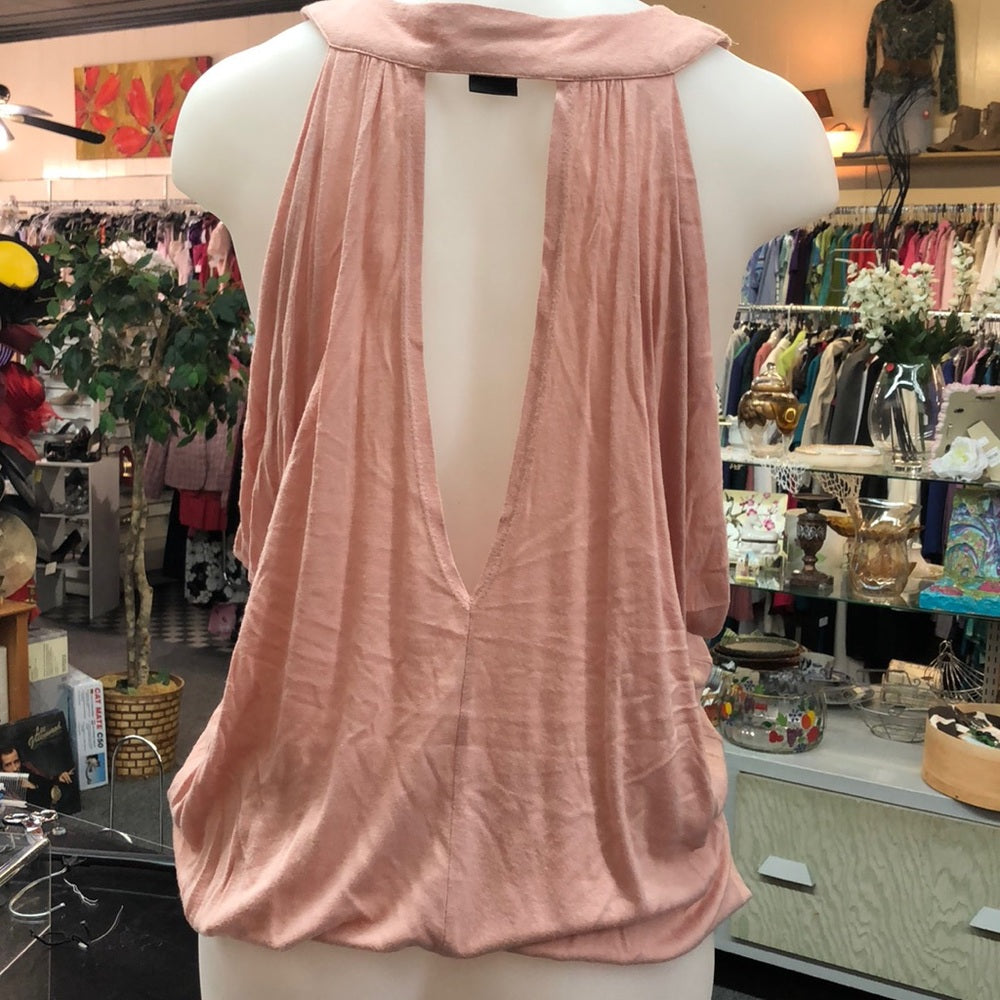 Size small beautiful tank with beaded neckline