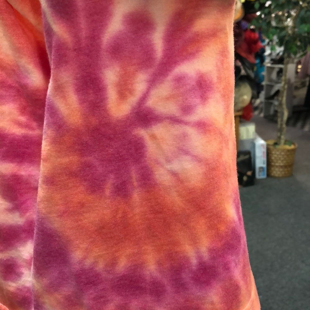 Pink and orange  tie dye top