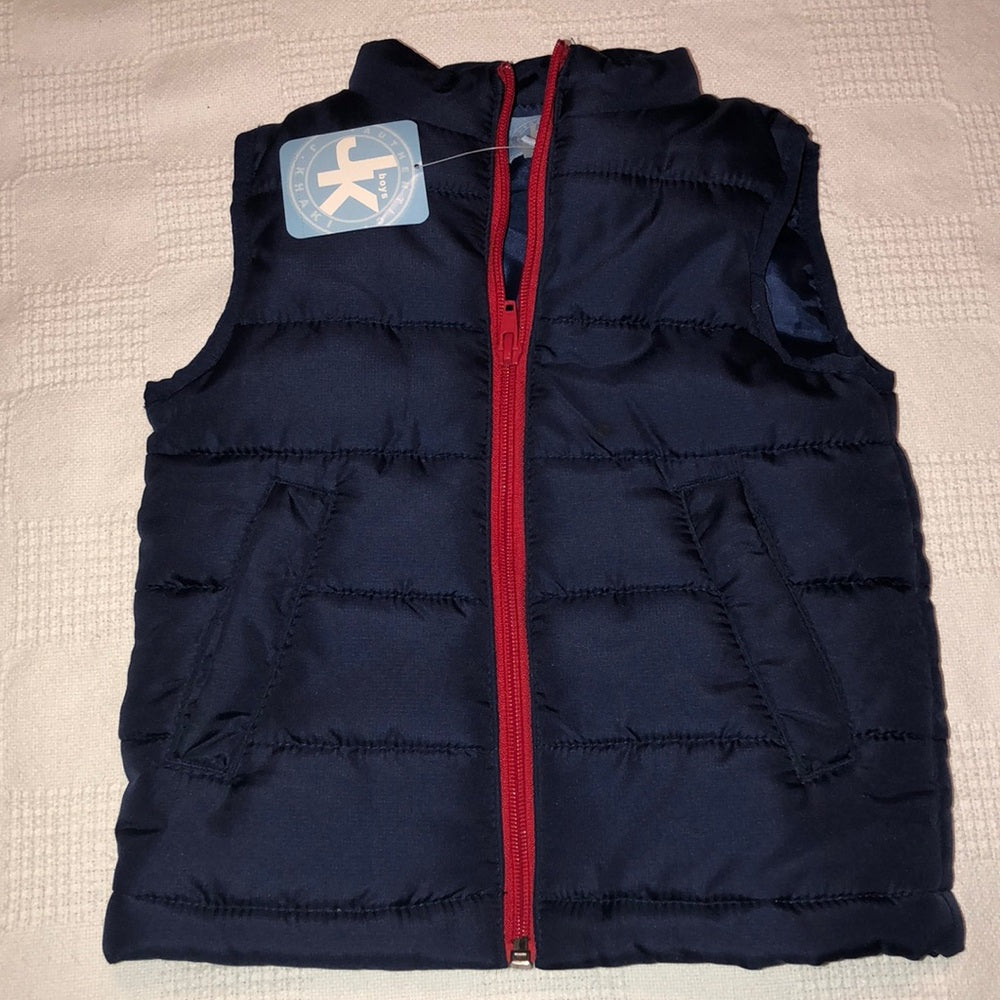 Size 2Y Blue Eve Puffer Vest NWT