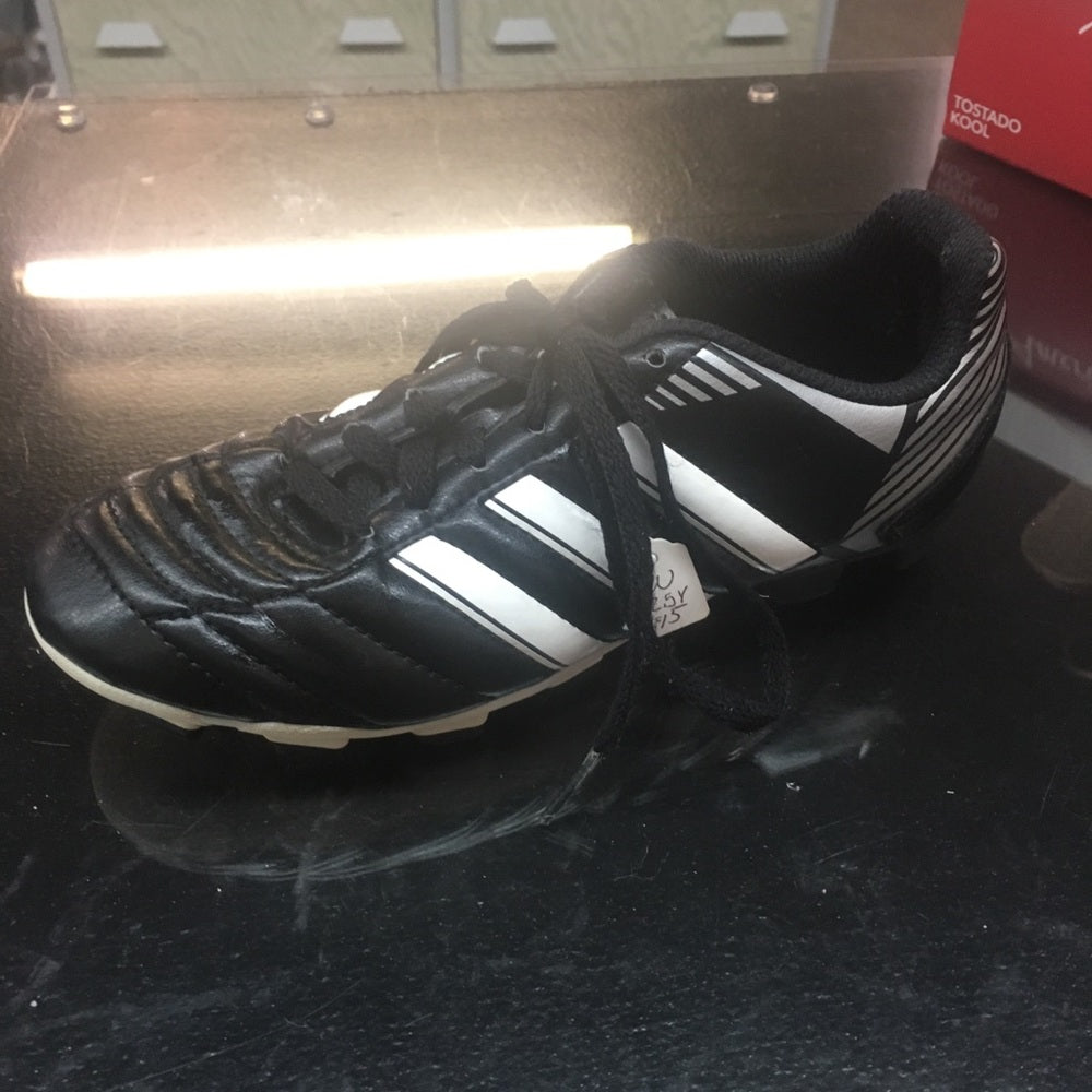 Black and white Adidas size 2y cleats