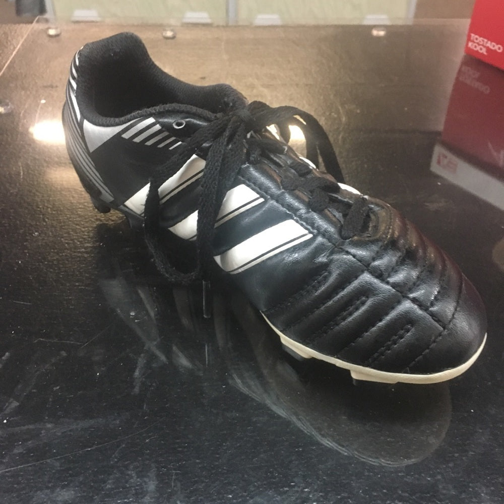 Black and white Adidas size 2y cleats