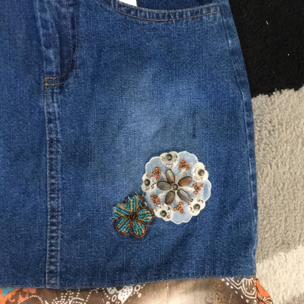 Size 8 kids blue jean skirt