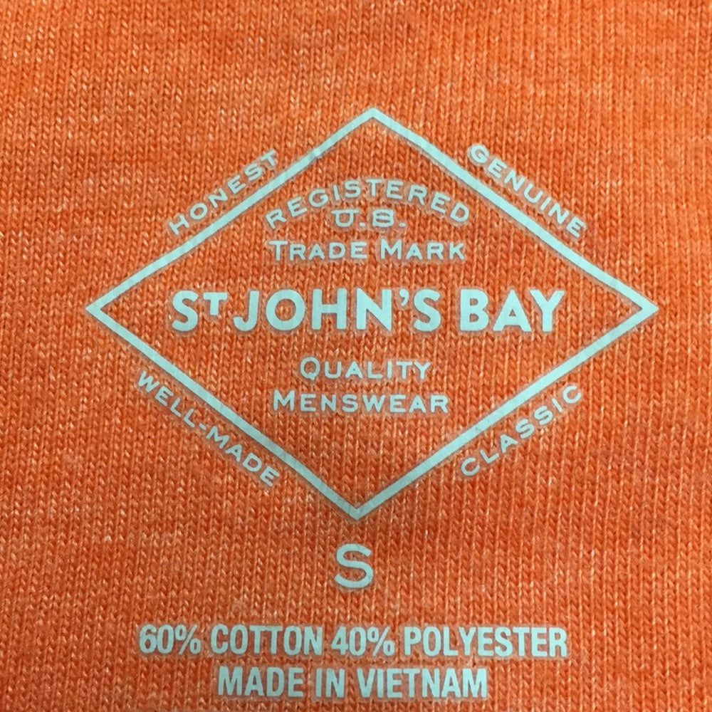 St John’s Bay Orange and Gray small Men’s shirt