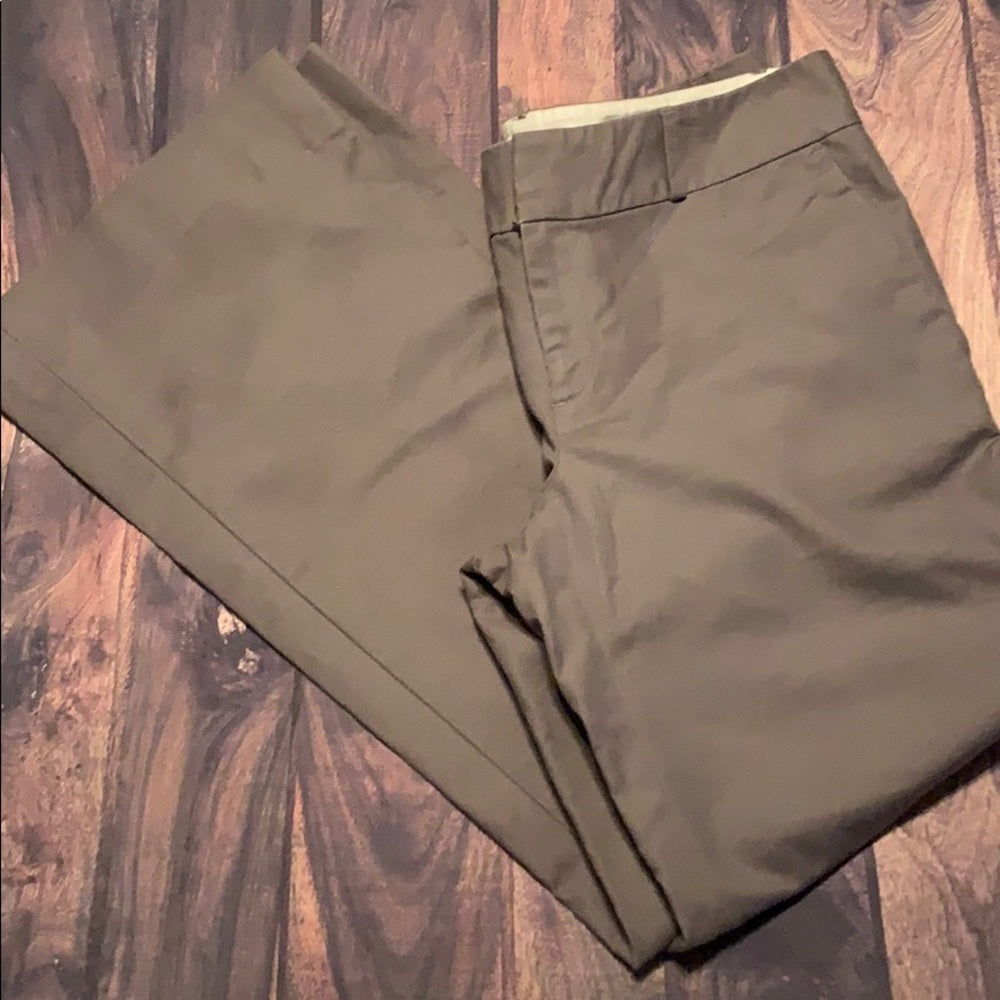 Banana Republic wide bottom gray slacks