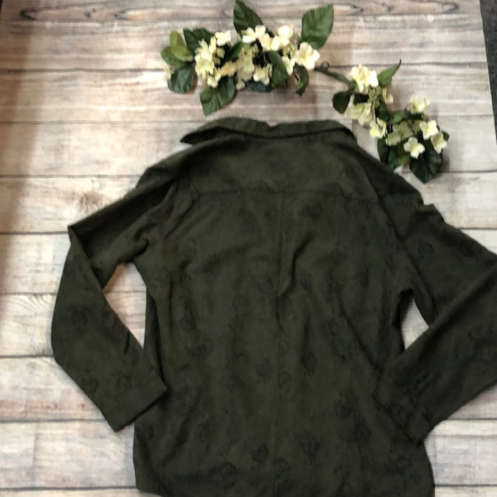 Sag Harbor size XL green long sleeve lady’s top