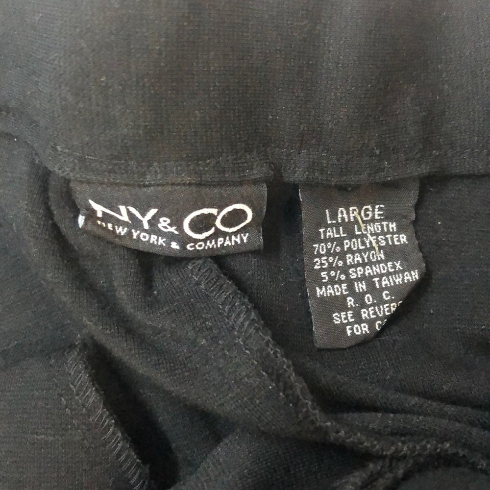 NY & Co sz large black womens pants