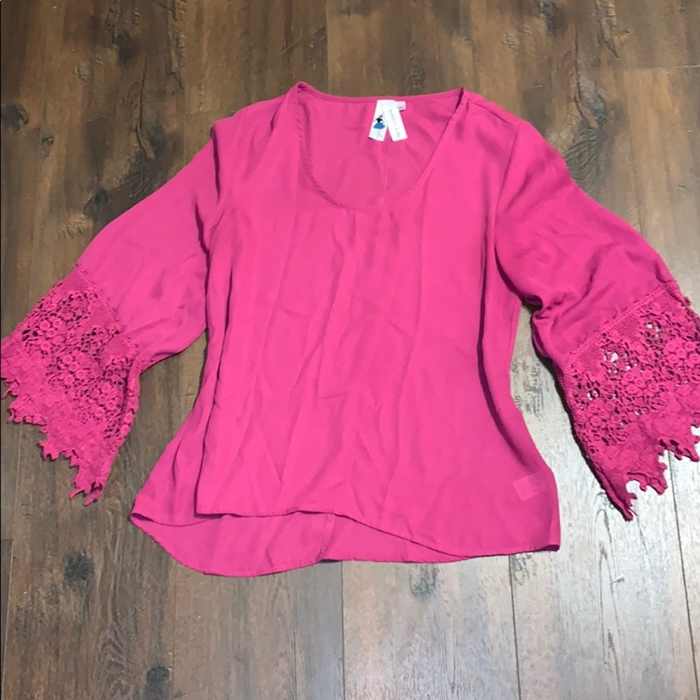 Beautiful L pink/rose sheet blouse