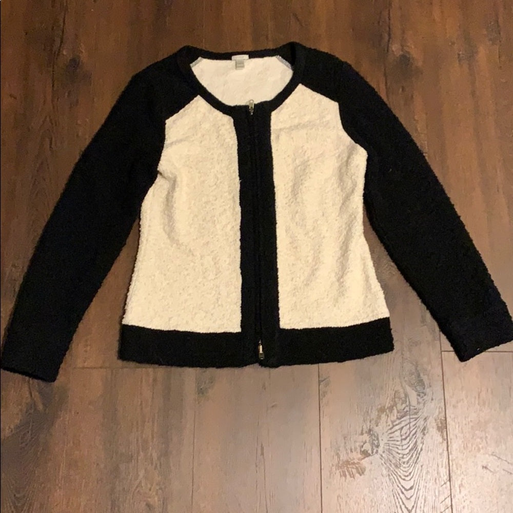 Size Medium J Crew heavy cardigan with zipper