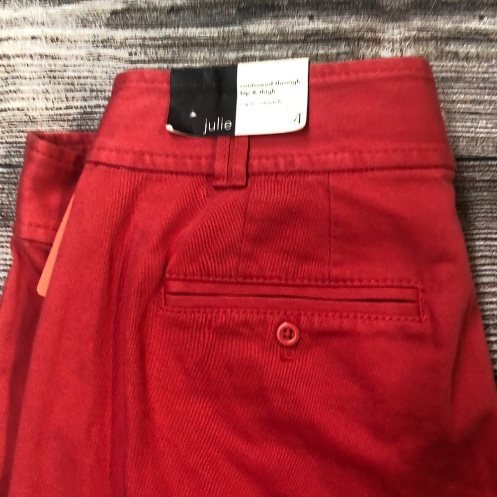 Loft red sz 4 lady’s capris