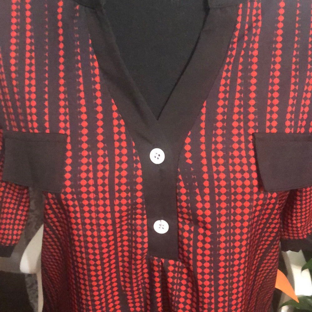 Red & Black sz small beautiful lady’s top