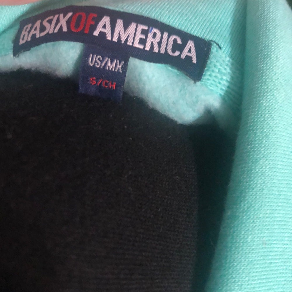 Basix of America sz s/ch Aqua jacket