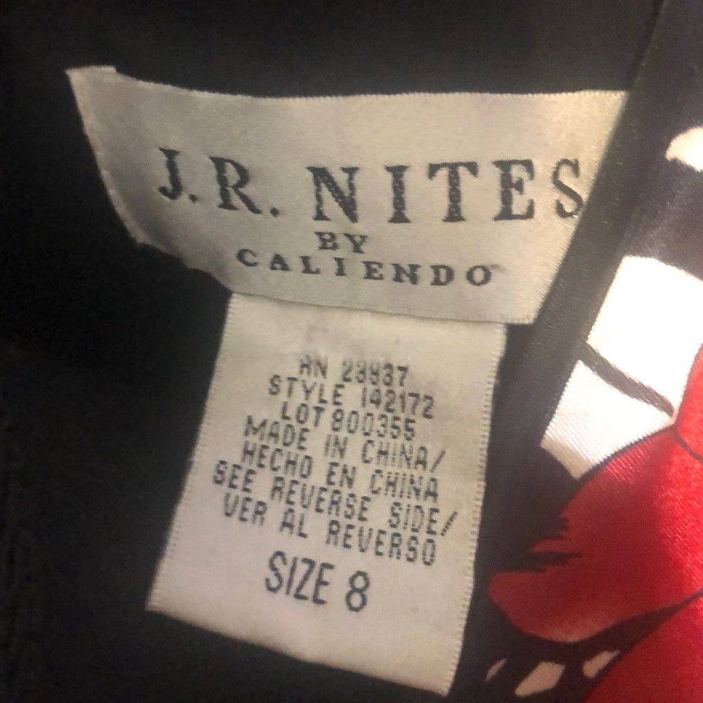 J.R. Nites sz 8 multi color lady’s top